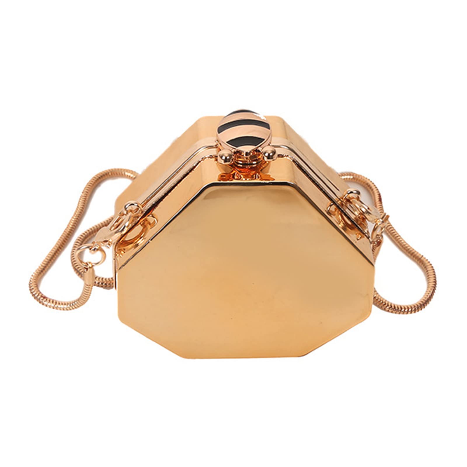 oringnat Women Acrylic Evening Bag Bridal Party Prom Wedding Handbag Crossbody Shoulder Bags Detachable Chain Purse