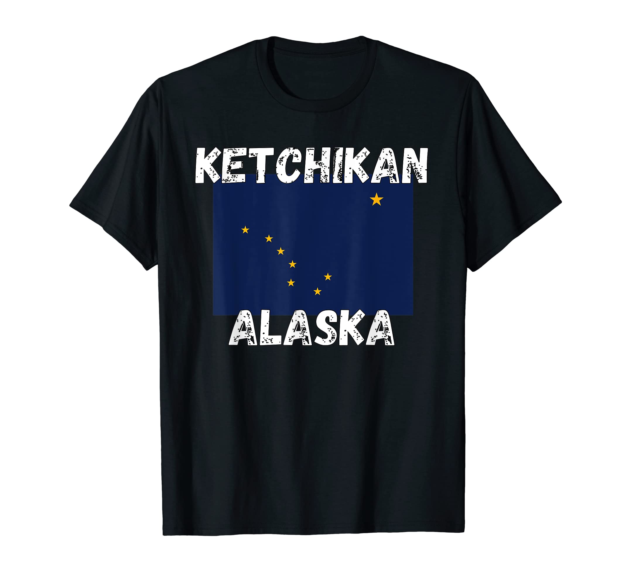 Retro Ketchikan AK Alaska City Apparel SouvenirT-Shirt