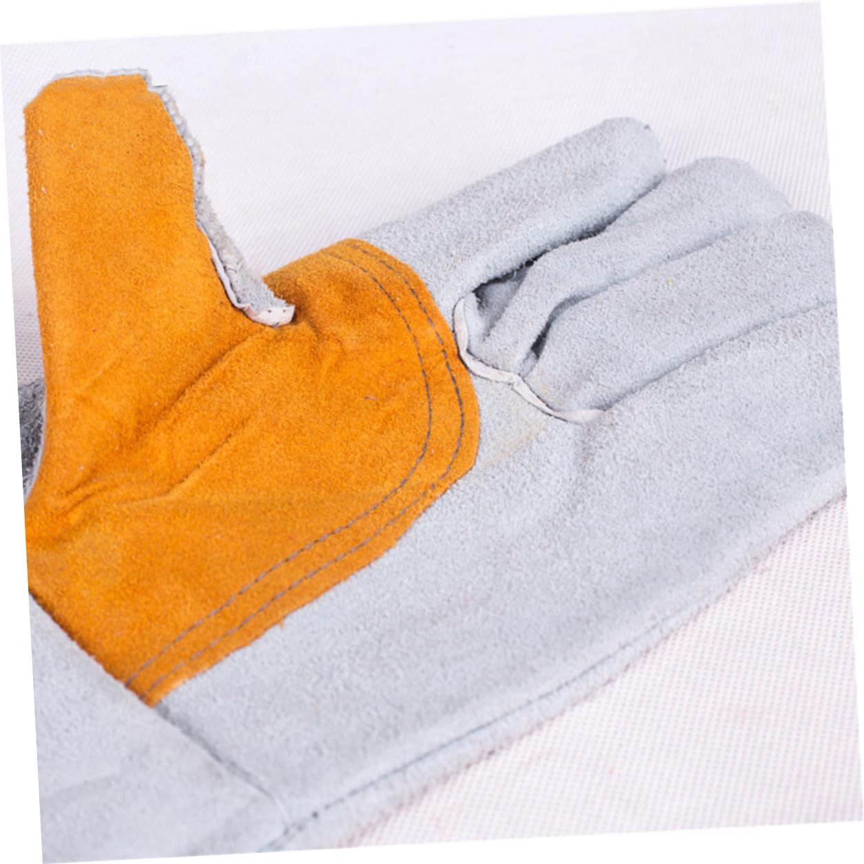 Holibanna Wear-resistant Welding Gloves Multipurpose Protective Safety Gloves Fire-resistant Design for Industrial and Home Use 1 Pair