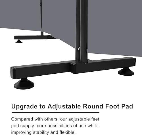 Miniatura 2 de Divisor de habitación, pantallas plegables de privacidad de 6 pies, divisores de habitación con diseño independiente, divisor de pared portátil para