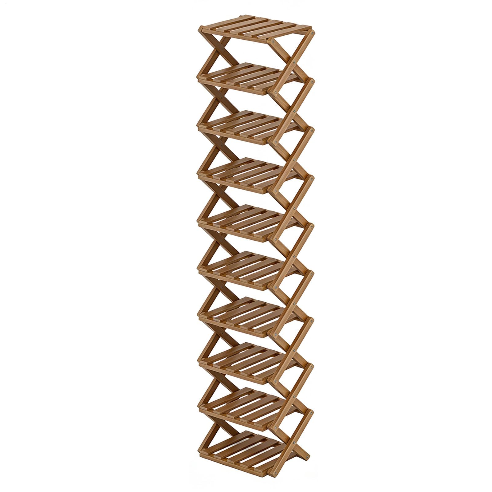 Organizador de almacenamiento de zapatos resistente con 10 compartimentos para el hogar, apartamento, pasillo, dormitorio, ideal para tenis, botas, tacones altos y pantuflas