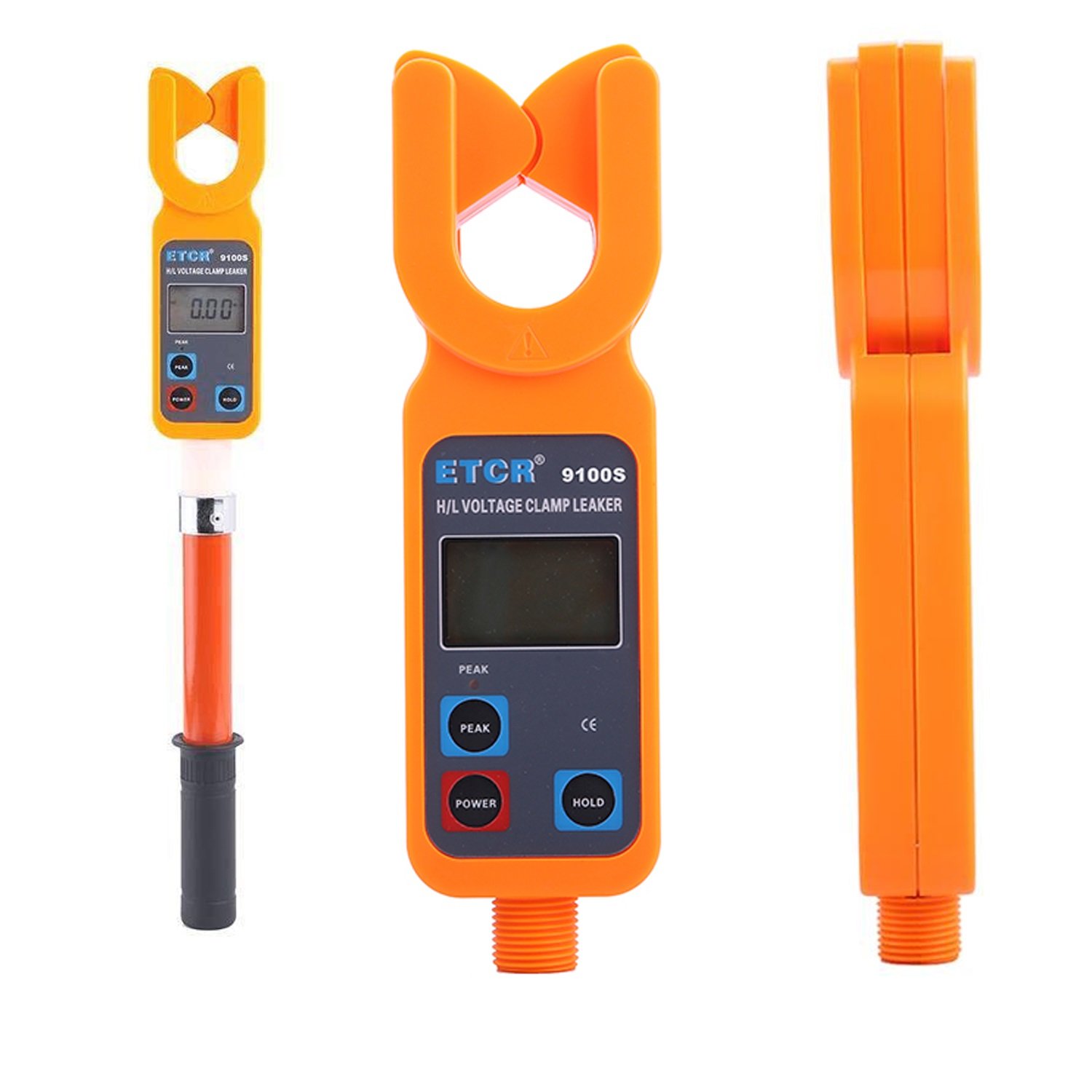 Miernik cęgowy prądu, Portable Typ High/Niski Zacisk napięciowy Poradnik ETCR9100S,Profesjonalny tester mikroprądu