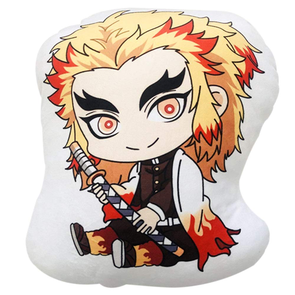 Amazon Co Jp 45cm 鬼滅の刃 抱き枕 クッション 煉獄 杏寿郎 ぬいぐるみ かまど ねずこ きめつのやいば アニメ 萌えグッズ 両面プリント コスプレ 小道具 プレゼント ホーム キッチン