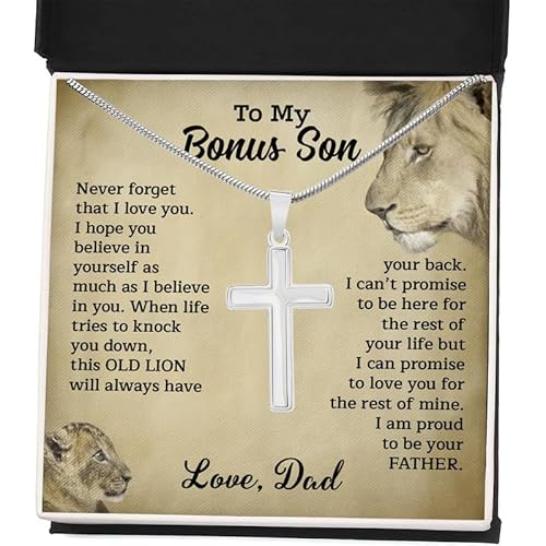 To My Bonus Son �N���X�l�b�N���X�AStepmom�܂���Stepdad�����Stepson�M�t�g�W���G���[�A�{�[�i�X�̑��q�ւ̃p�[�\�i���C�Y���ꂽ�N���X�l�b�N���X�A�a�����A�N���X�}�X�A���ƃv���[���g�B, �X�e�����X�|, ��΂Ȃ�