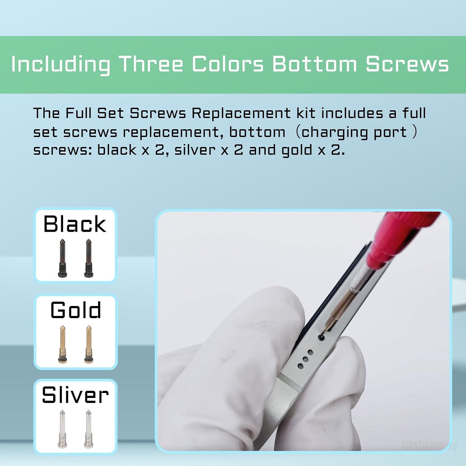 for iPhone 8 SE 2nd 3rd Gen Internal Screws Metal Bracket Replace | Internal Complete Screws and Full Metal Bracket Replacement Kit Plate Cover Bottom Screwdriver for iPhone8 SE2 2020 SE3 2022