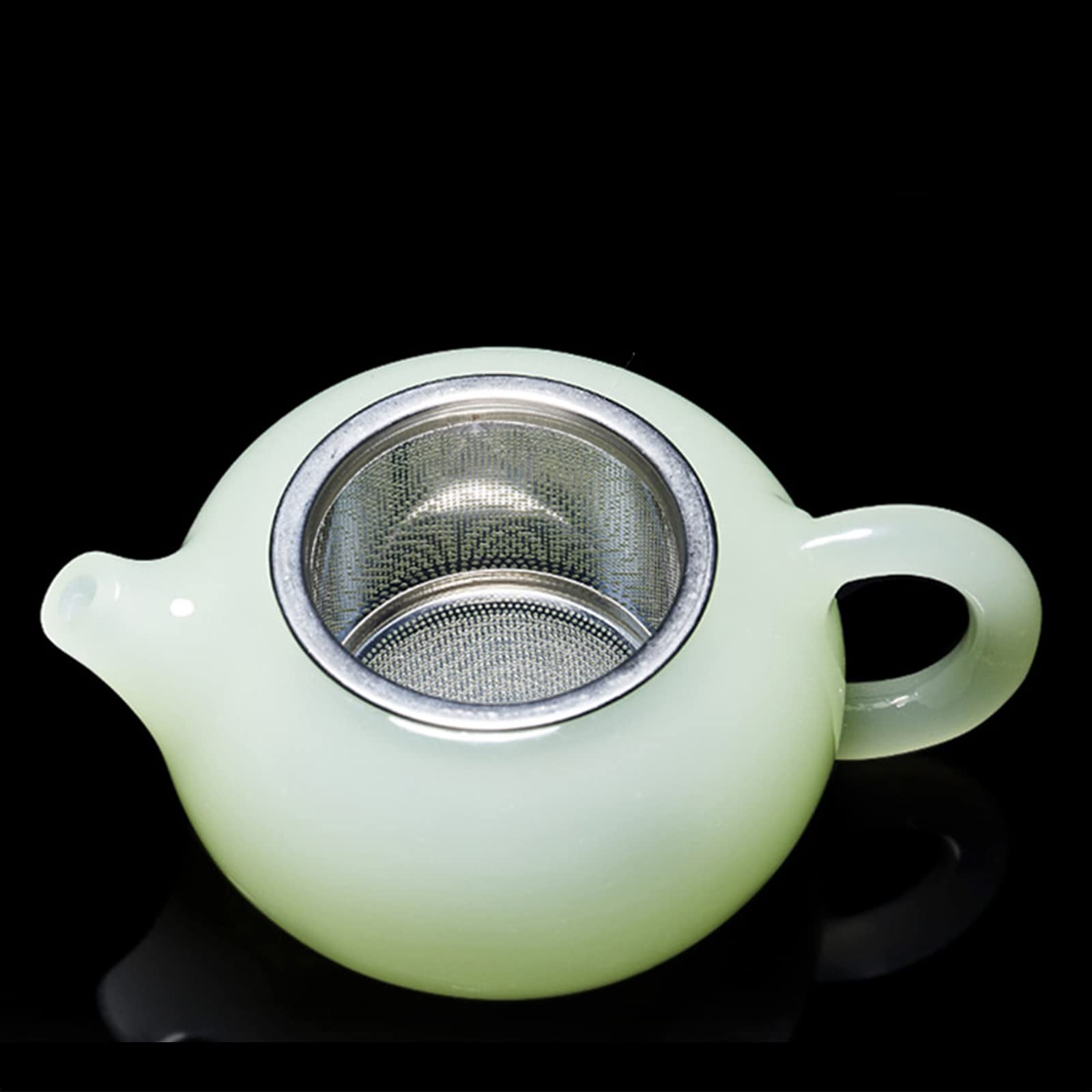 Czajnik herbata garnek herbata zestaw czajnik filtr garnek teaware prezent wyznaczający napój puer czajnik szklany kawa chiński styl zdrowie jadeit,A