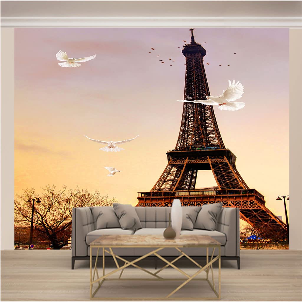 Papier peint panoramique trompe l'œil 3D pour agrandir une chambre ou un salon