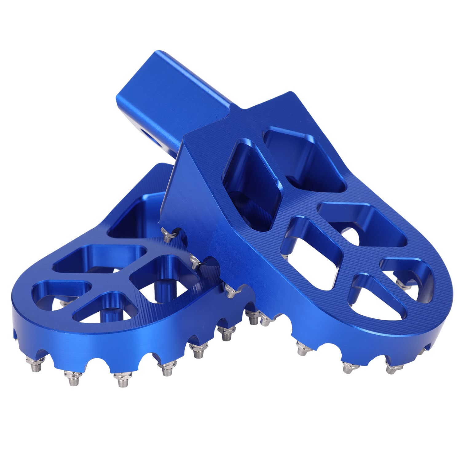 Repose-Pieds Moto CNC Aluminium Enduro pour Yamaha DT50R/SM 1998-2011 Bleu | Structure CNC en Aluminium, Usage Moto Cross, Usage Enduro, Compatible avec Yamaha DT50R/SM 1998-2011