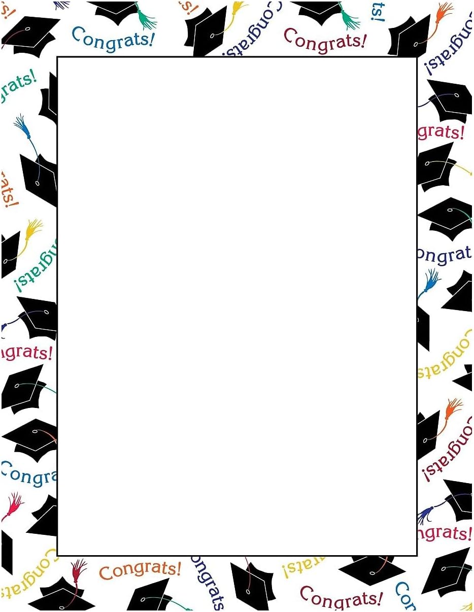 Great Papers! Graduation Letterhead, 8.5"x11", 80 Count (2014242)
