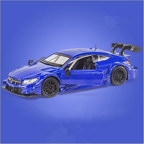 Amazon Co Jp ダイカストモデルカー モデルカー1 32合金ベンツc63dtmレーシングカーモデルダイキャストおもちゃ車シミュレーションコレクションおもちゃ車 色 青い ホビー