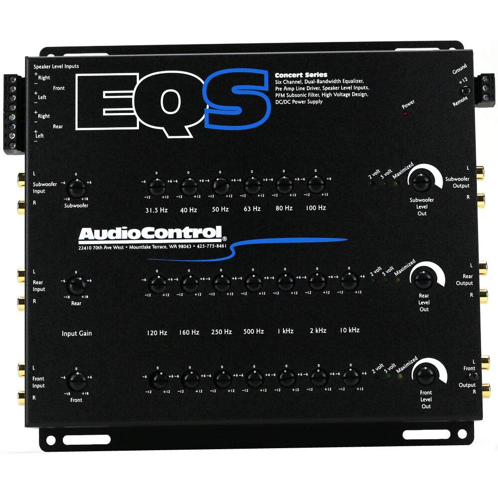 Audio Control EQL トランクマウントイコライザー AudioControl EQL (Black) Trunk-mount 2-channel equalizer