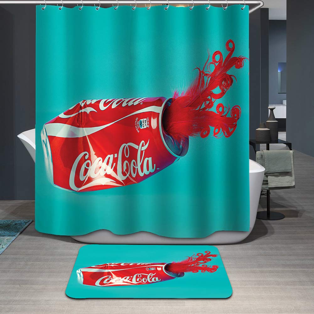 Coca Cola Shower Curtains Curtains & Drapes