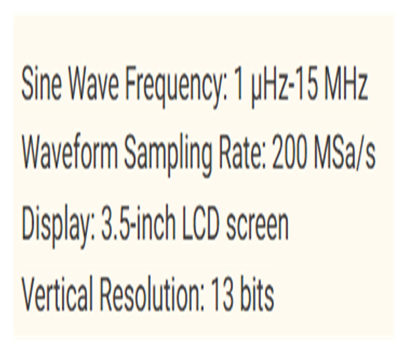 Generador de funciones y formas de onda arbitrarias de 2 canales ET3315X de 15 MHz