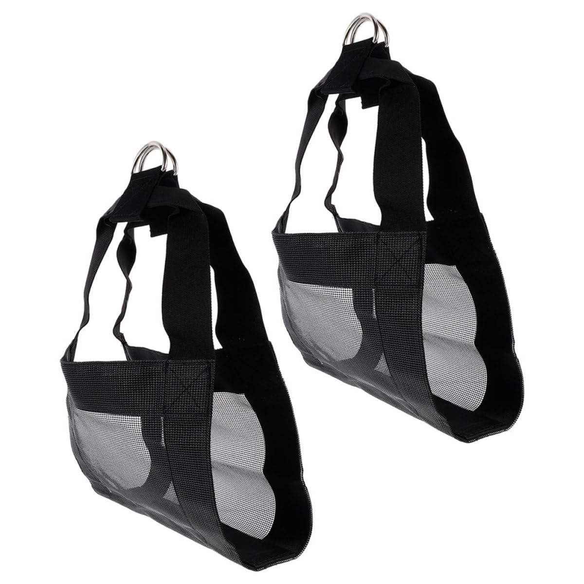 Imbracatura Riutilizzabile per Bestiame in Nylon Pesatura 2 Pezzi Nero Design a Rete Traspirante per Agnelli e Piccoli Animali