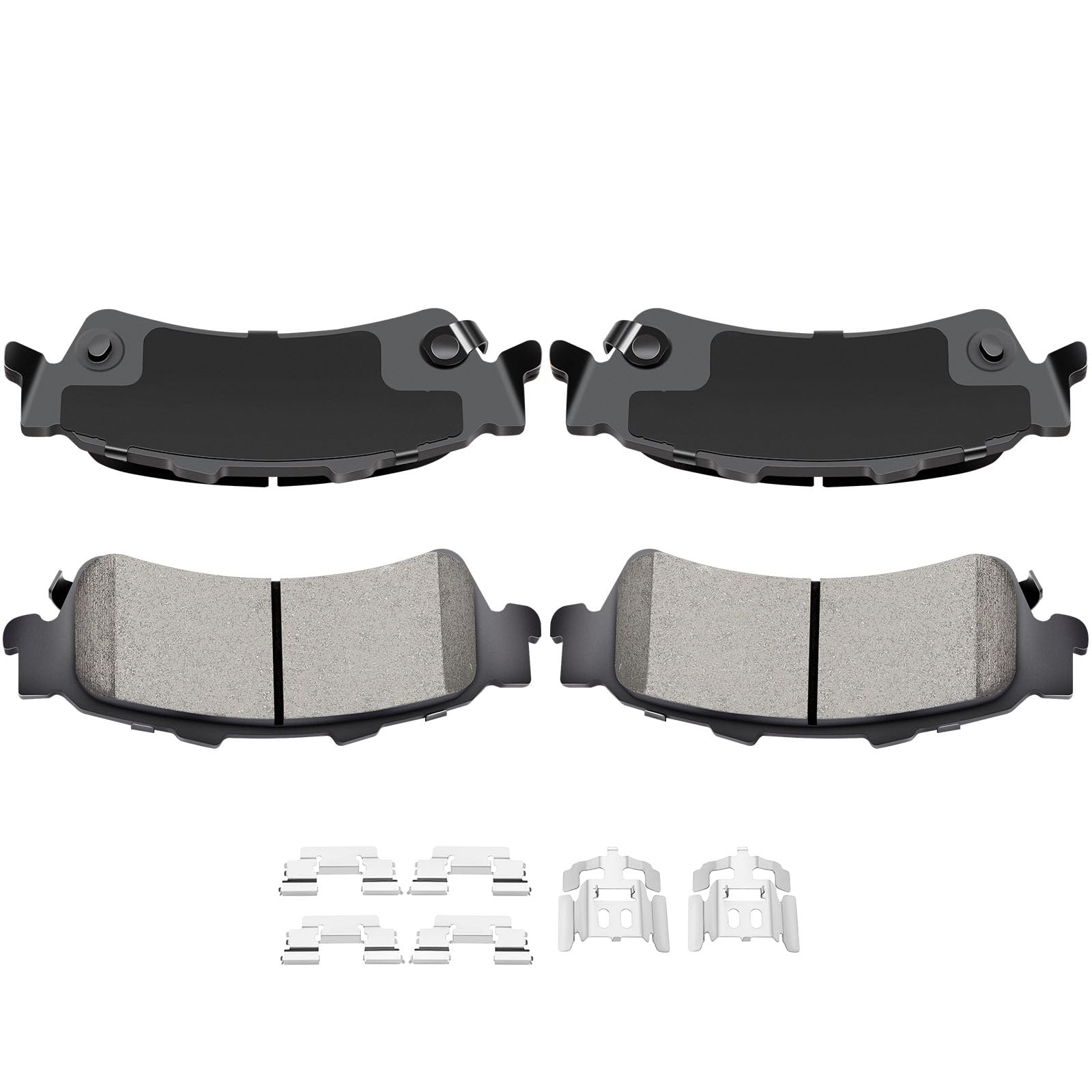 AUTOMUTO Rear Brake Pads,4 Ceramic Pads D792 For Chevy For Silverado 1500