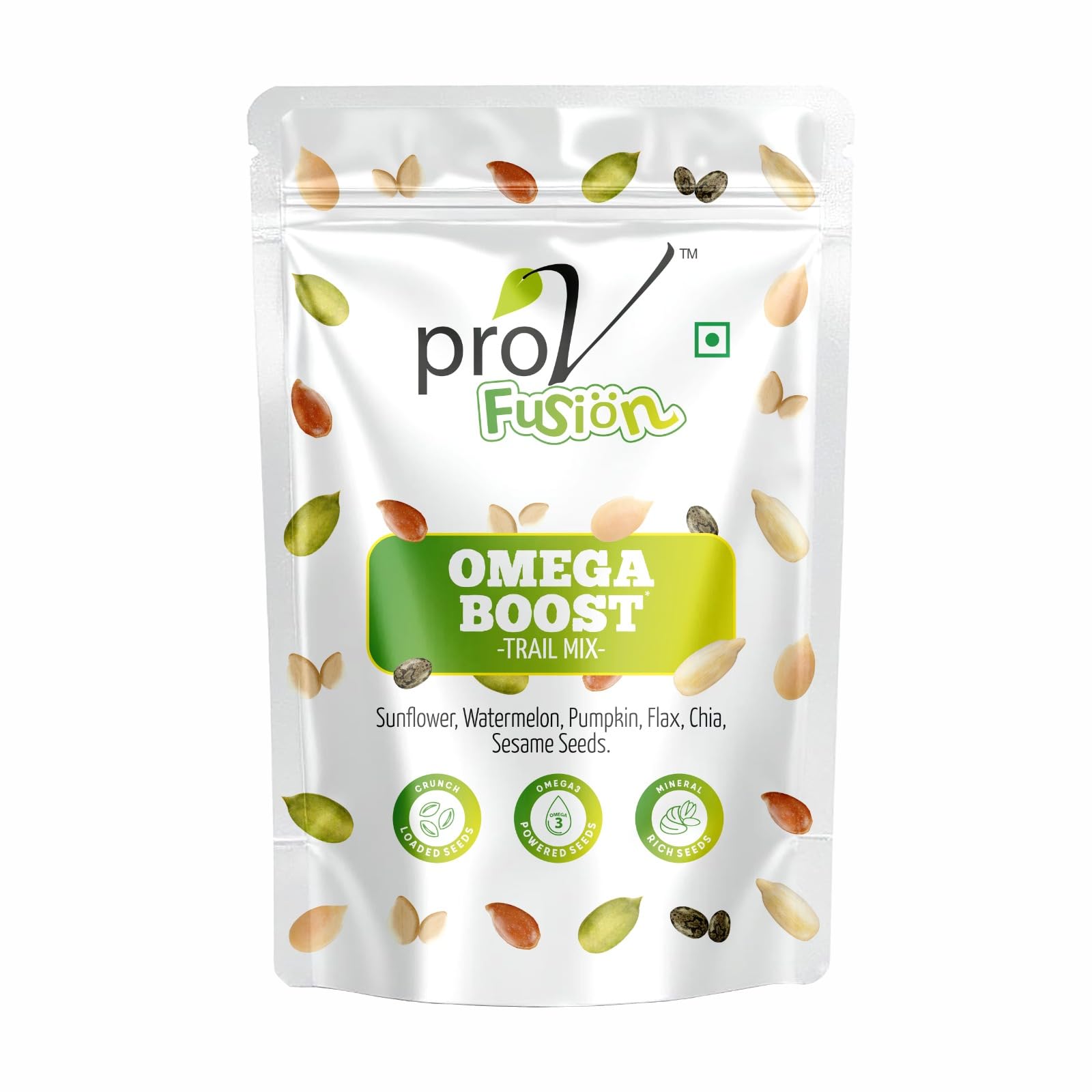 ProV Fusion - Healthy Seed Mix 200g | ProV Fusion - Omega Boost Trail Mix 200g | Pumpkin Seeds | Watermelon Seeds | Sunflower Seeds | Flax Seeds | Sesame Seeds | Chia Seeds | Source of Plant-Based Protein (B0B9GVYPNW) Amazon Price History, Amazon Price Tracker
