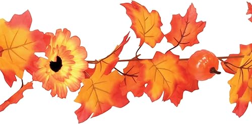 Miniatura 2 de Guirnalda Beistle 90661de otoño 6 pies Paquete de 1 Multicolor