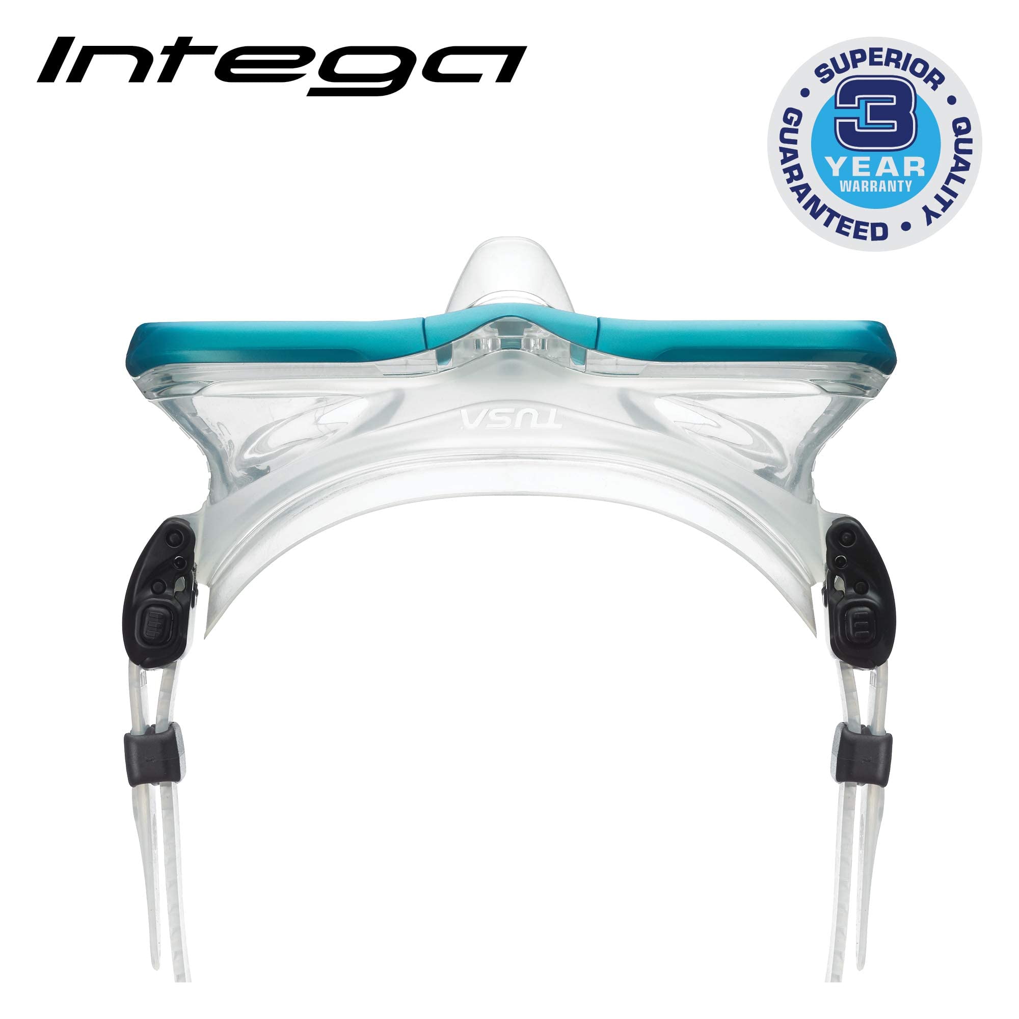 TUSA M-2004 Intega - Mascarilla de buceo, color negro