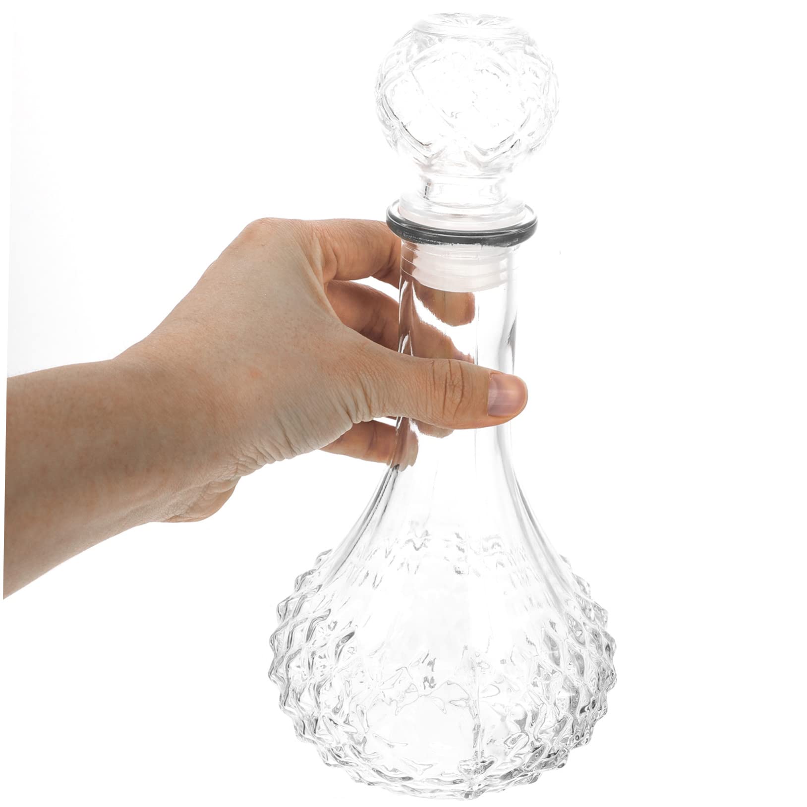 Wine Packing Bottle Wine Glasses Whiskey Wine Decanter for Hotel Decanter Bottle Transparent Water Bottles Wine Glass for Hotel Transparent Wine Glass Multifunctional Wine Glass FUNOMOCYA