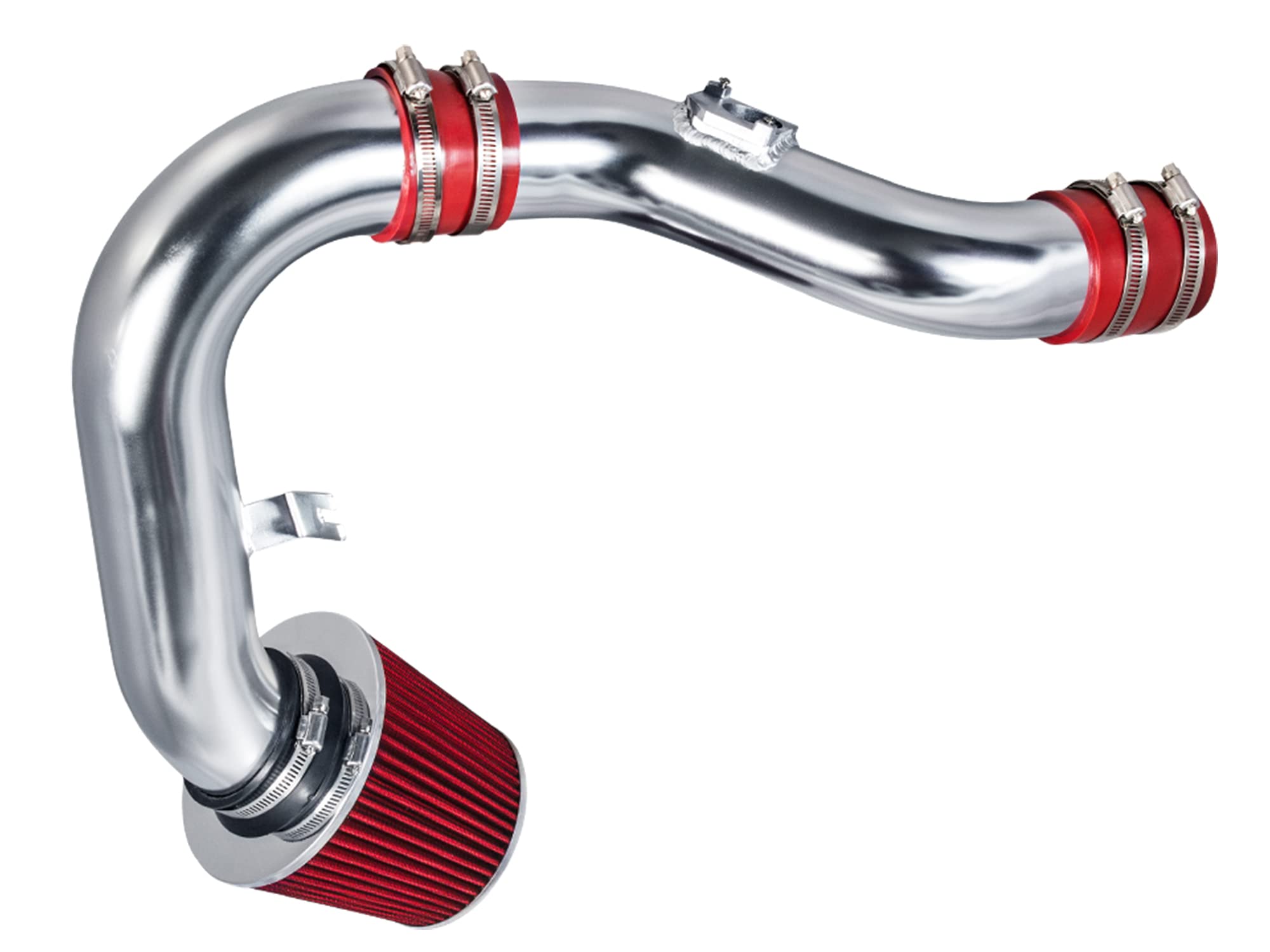 RSG Cold Air Intake Kit with RED Filter Compatible For 02-07 Subaru Impreza 2.0L 2.5L WRX/STi