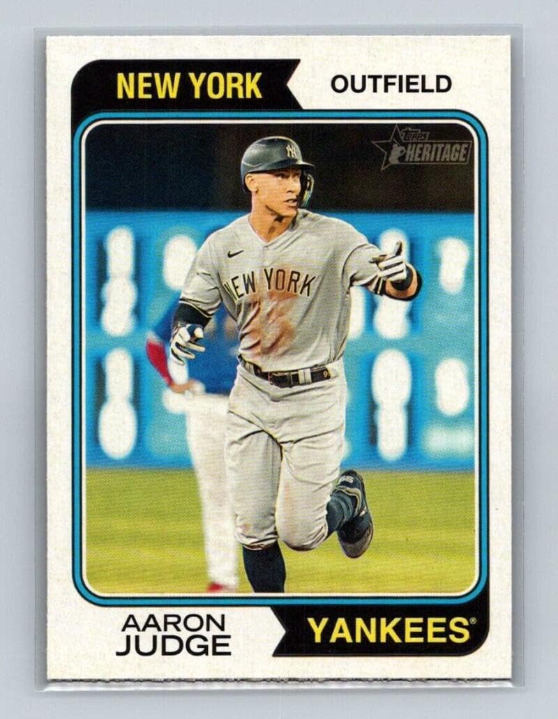 Amazon.com: 2023 Topps Heritage #152 Aaron Judge New York Yankees