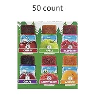Vista 4 de Stretch Island Paquete variado de aperitivos de cuero de frutas, cereza, manzana, fresa, albaricoque, uva, frambuesa, 0.5 onzas, sin azúcar añadida
