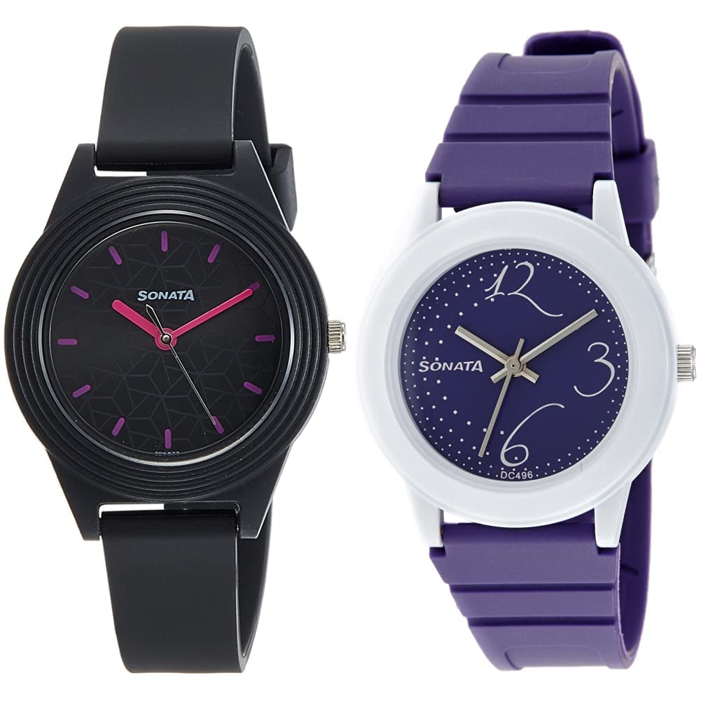 Sonata Girl Plastic Analog Black Dial & (87024Pp06 + Nj8992Pp02C) | Rakshabandhan Gifts, Band Color-Purple (B07N36D6CV) Amazon Price History, Amazon Price Tracker