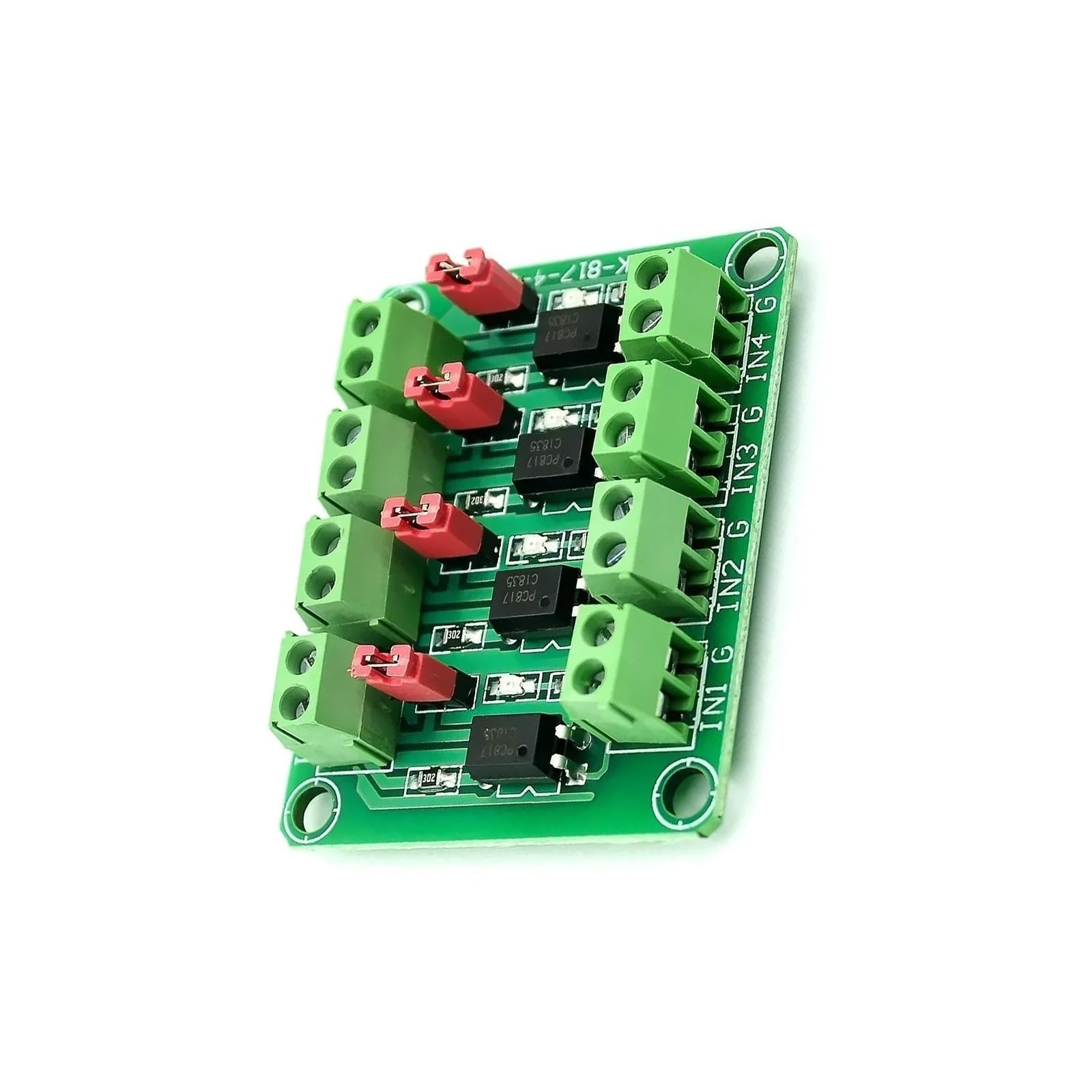 HZBB Optoelectronic Isolated Voltages Adapter Module 2/4 / 8Channel Board Module with 3.6-30V Output for Circuit Protections Optocoupler Isolation Board