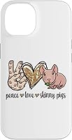Vista 4 de Womens Girls Cute Funny Peace Love Hairless Guinea Pig Lover Case for iPhone 16