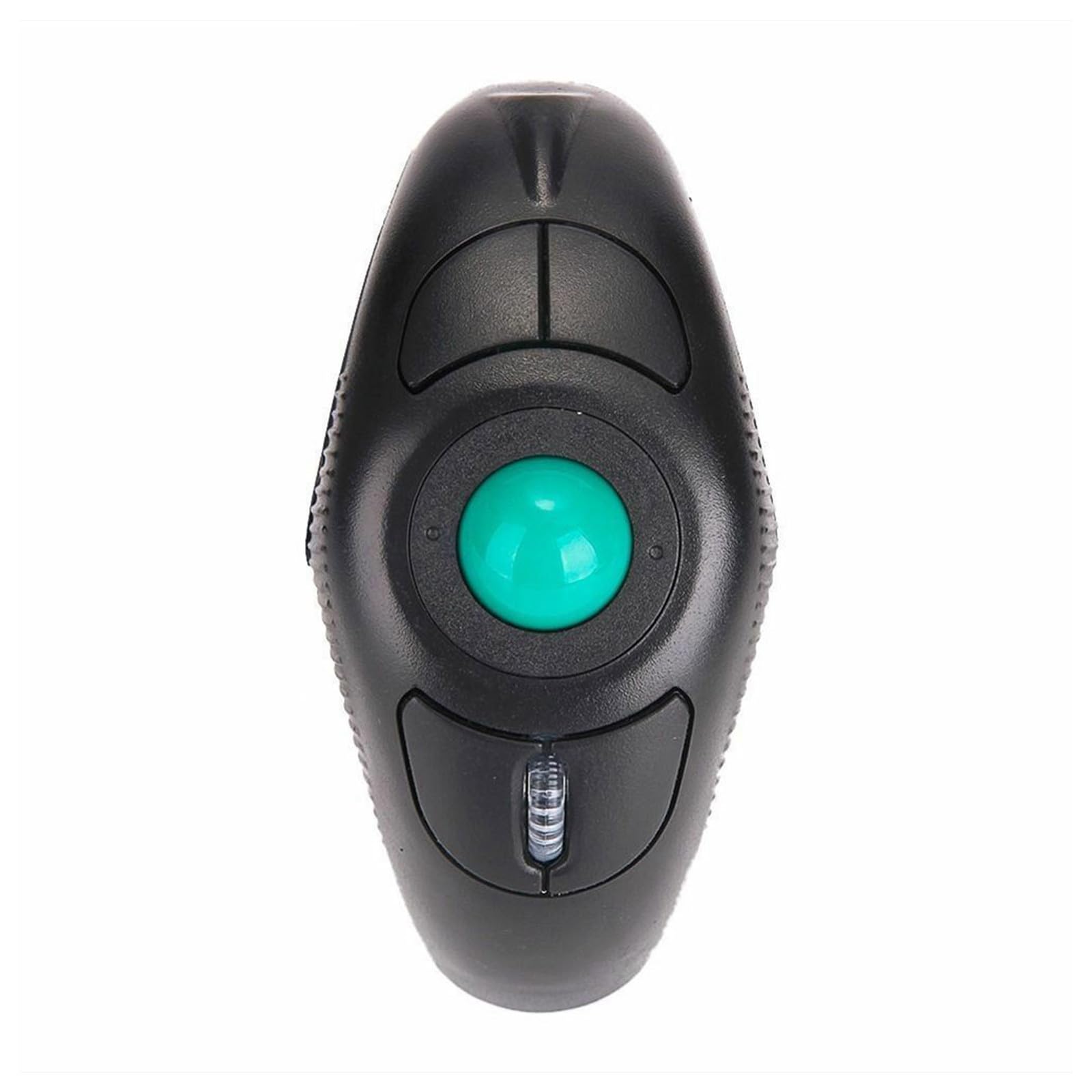Hemobllo Souris à Commande par Pouce sans Fil 2,4 Ghz Trackball et Port USB pour Ordinateur Portable Design Ambidextre Adaptée Utilisation Prolongée
