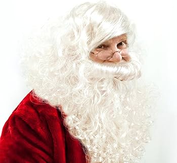 〓美品〓お髭キラキラ 豪華サンタクロース 〓美品〓お髭キラキラ 豪華サンタクロース おひげのサンタ