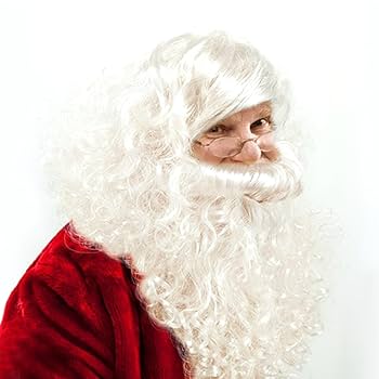 Amazon.co.jp: monoii 4点セット サンタ 髭 サンタのひげ