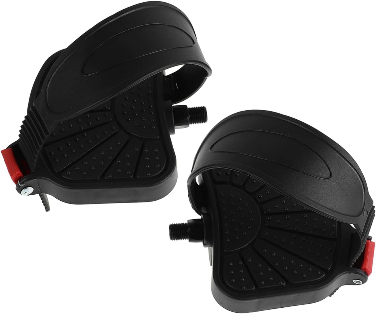 1Pair Adjustable Slip Exercise Bike Pedals Durable Replacement Parts for Indoor Cycling Mountain Bikes Made from Robust for Performance