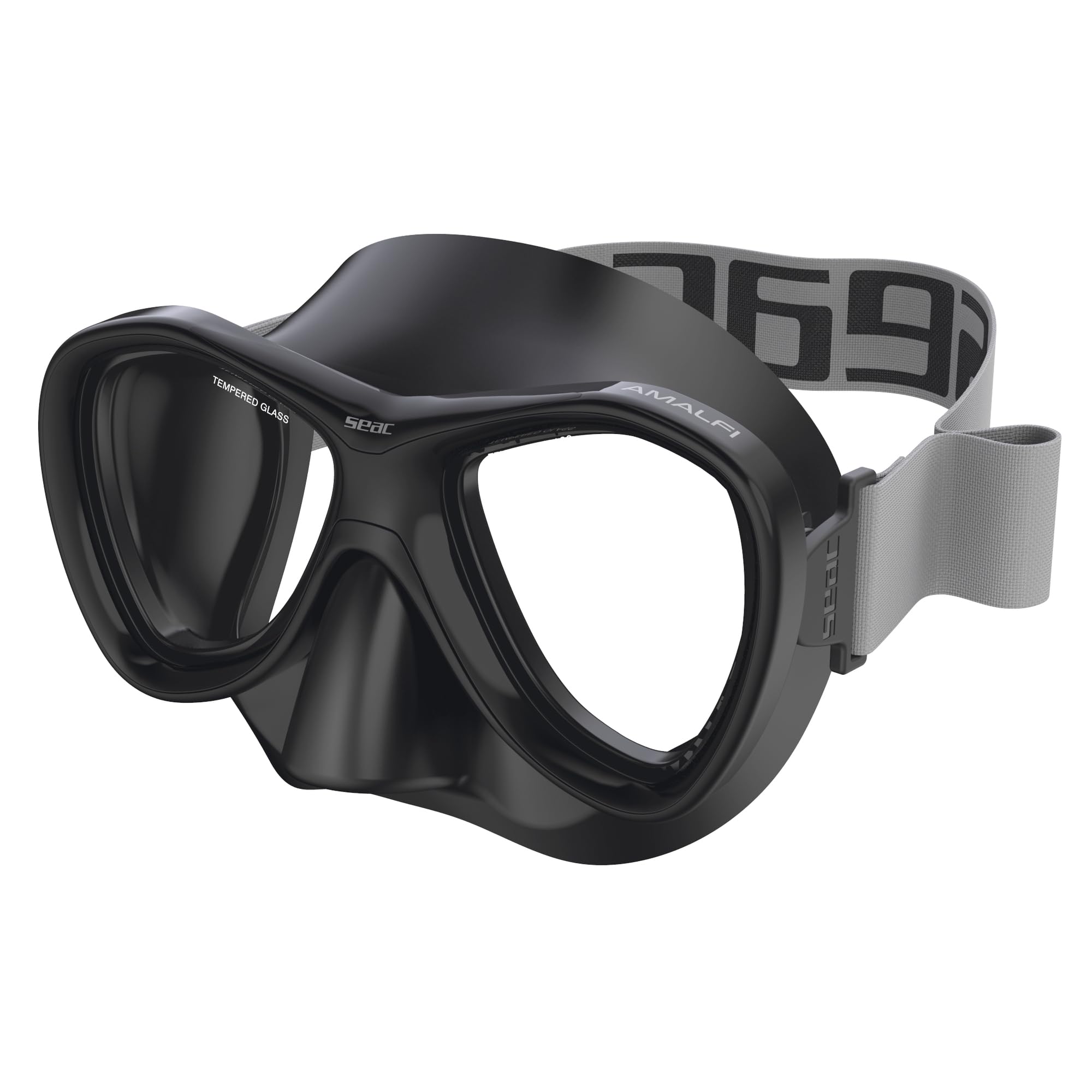 SEAC Amalfi, Silicone Snorkeling Mask with Double Lens
