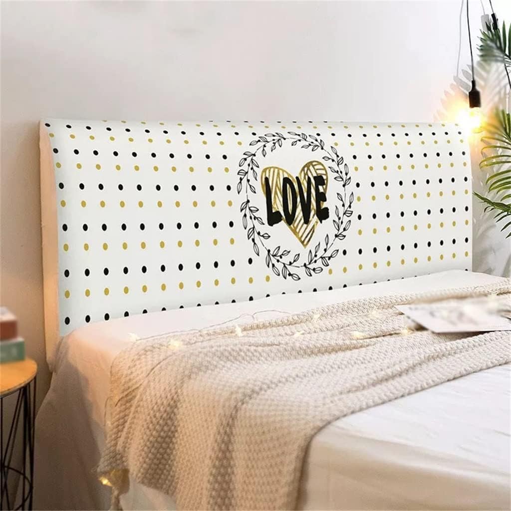 All-Inclusive Headboard Cover Bed Elastic Back Decorative(XL Length 200cm)