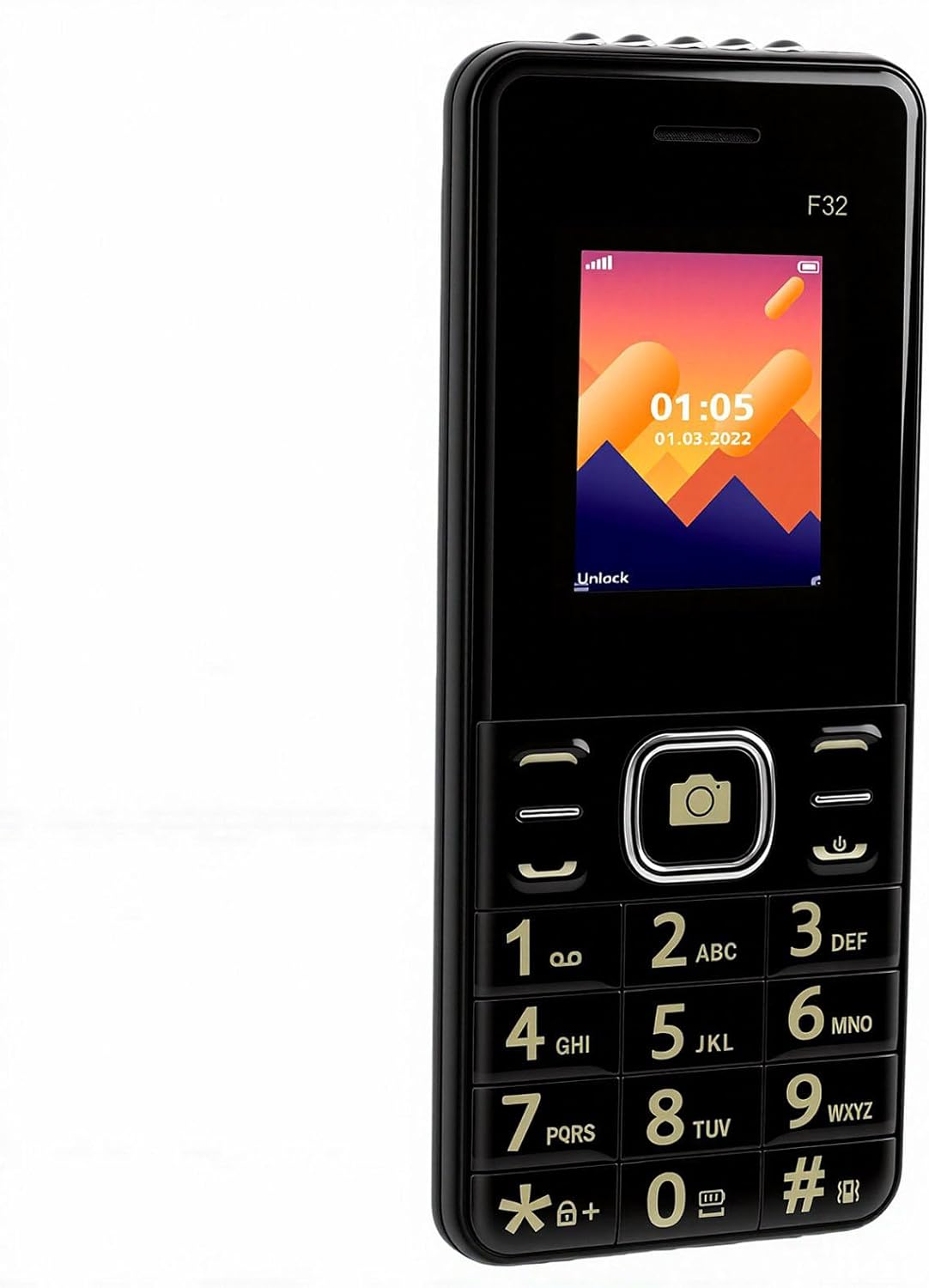 Yunseity F32 2G Senior Phone 3 SIM Card Slots 3600mAh Battery Large Buttons Mobile Phone with Loud Speaker SOS FM Radio MP3 Player for Elderly Adults Seniors