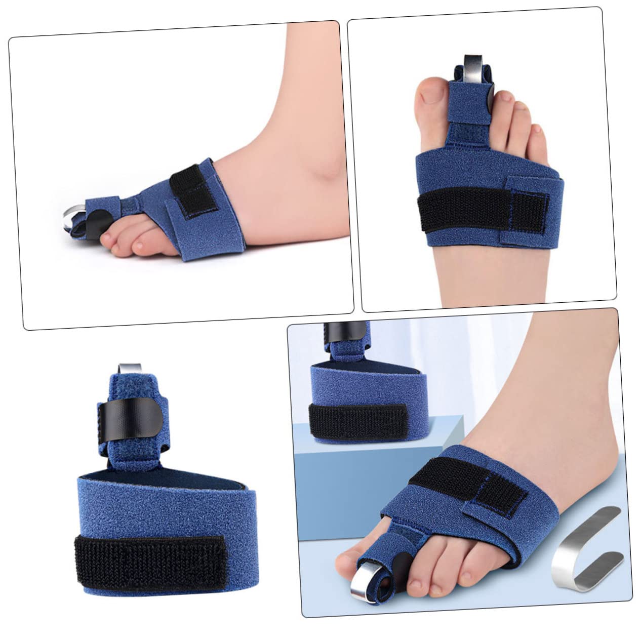Adjustable toe Corrector Splint Aluminum Support for Comfortable Toe Alignment