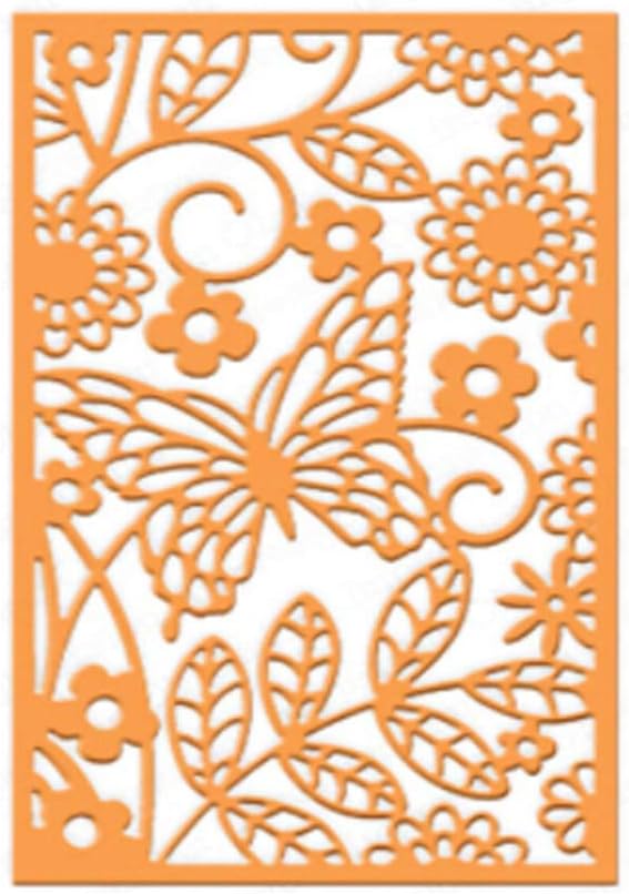 Butterfly Flower Die Cuts,Leaf Frame Flower Christmas Metal Cutting Dies Cut Stencils Template Mould DIY Invitation Card Scrapbook Embossing Craft Card Making