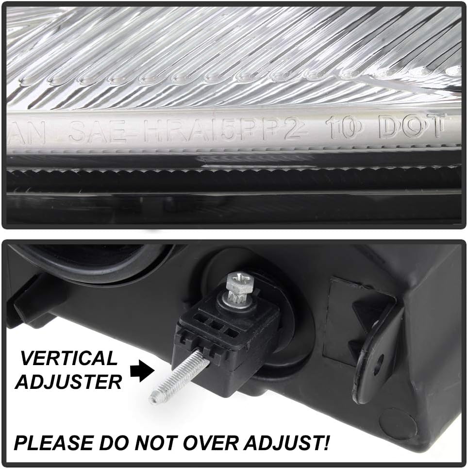 ACANII - For 2010 2011 2012 Nissan Sentra Chrome Housing Headlights Headlamps Assembly Replacement Driver+Passenger Side