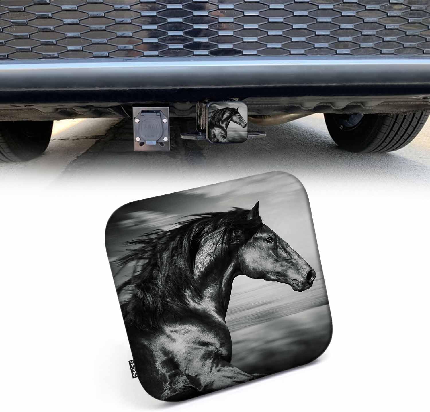 Beabes Horse 2" Hitch Cover Animal Running Horse On Desert