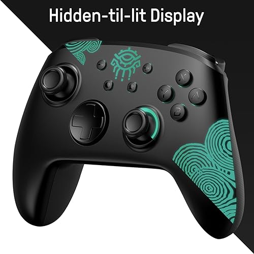 Miniatura 2 de FUNLAB Switch Pro - Controlador inalámbrico compatible con Nintendo SwitchOLEDLite, control remoto Bluetooth FF con 7 colores LED, paleta,