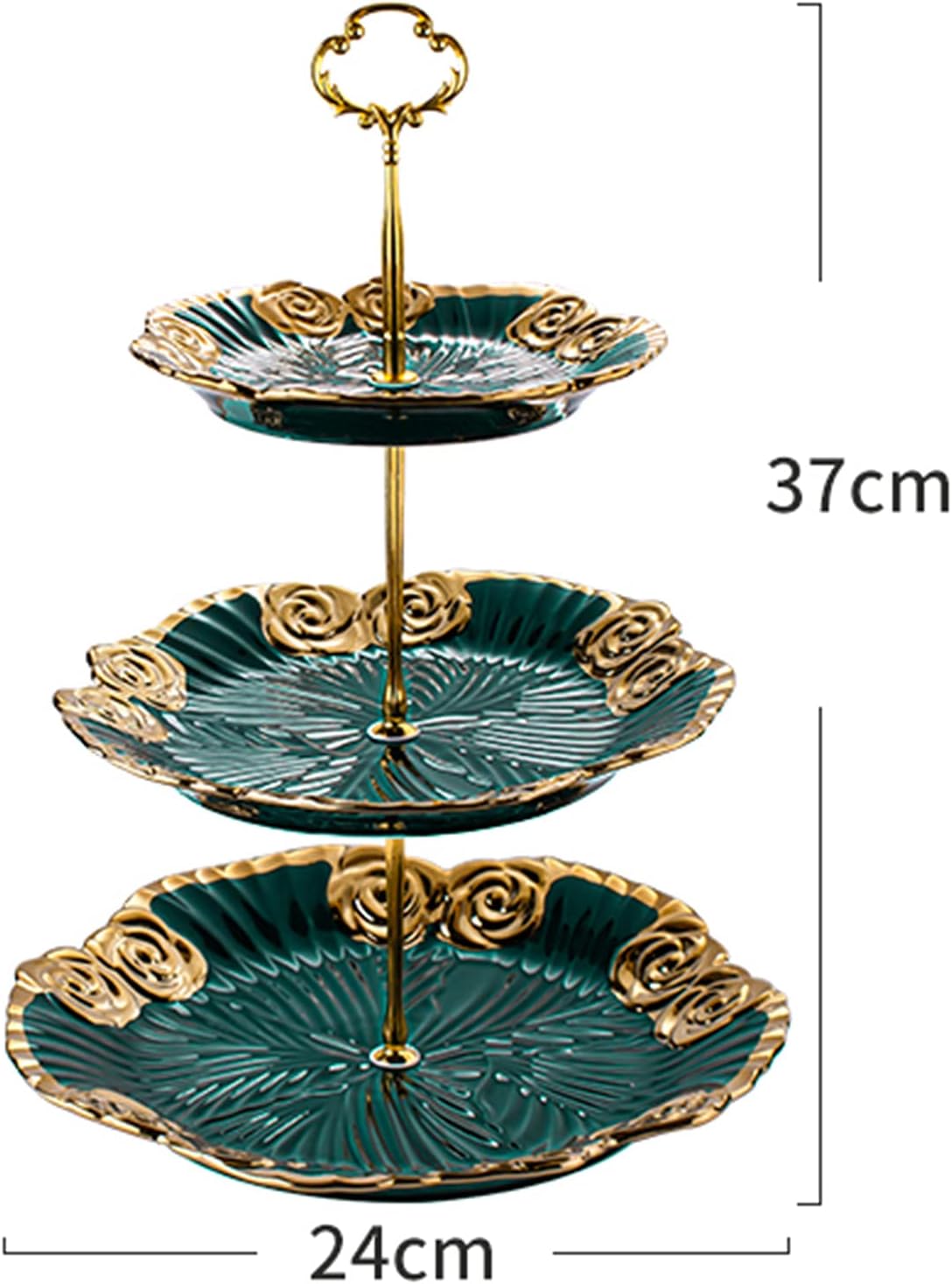 Tiered Stand Tower Elegant Cake Stands Cupcake Display Holder, Removable Appetizer Plates Serving Tray Holding Your Delicious Pastries Snack Donuts Tiered Tray Stand D