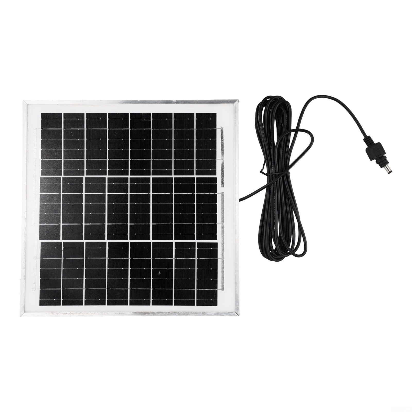 Oniissy Ventilateur de ventilation à énergie solaire 12 V avec panneau solaire, extracteur d'air haute vitesse pour installation murale ou châssis, design économe en énergie, moteur en cuivre pur
