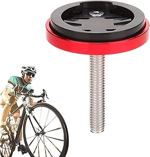 Computer Stem Cap, Computer Cap Mount Bicycle Stem Top Cap Computer Stopwatch Mount Holder for Garmin/Bryton/Cateye