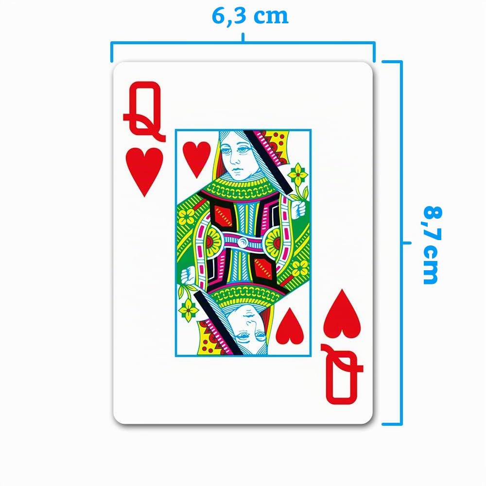Copag Elite - Carte da gioco 100% in plastica, dimensioni da poker (standard), con indice Jumbo (12 pezzi)