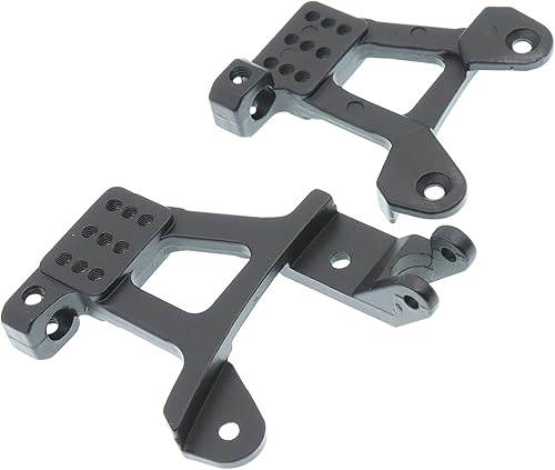 Miniatura 3 de 4 soportes de amortiguador ajustables delanteros y traseros de aluminio compatibles con Axial SCX10 II 90046 90047 escala 110 Crawlers actualización
