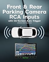 Vista 3 de Soundstream Estéreo flotante de 10.6 pulgadas con pantalla táctil doble DIN, VRCPAA-106F Apple CarPlay y Android Auto Head Unit, Bluetooth, receptor