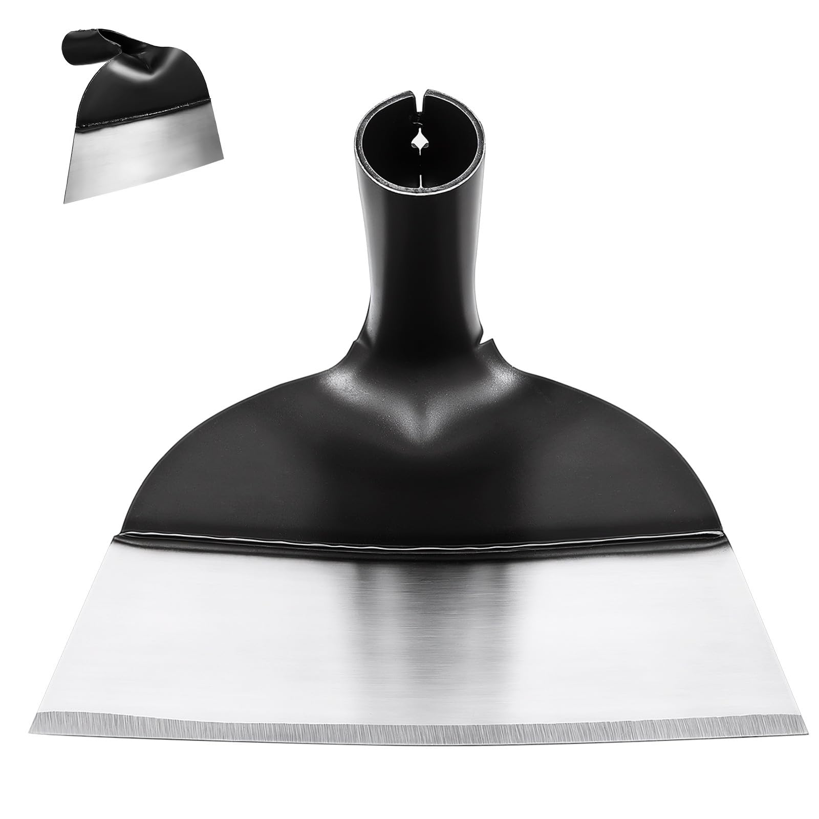 Toddmomy Houe de Jardin en Acier Résistante à L'impact et Dureté Élevée sans Manche, Outil de Désherbage Binage Jardinage Maraîchage