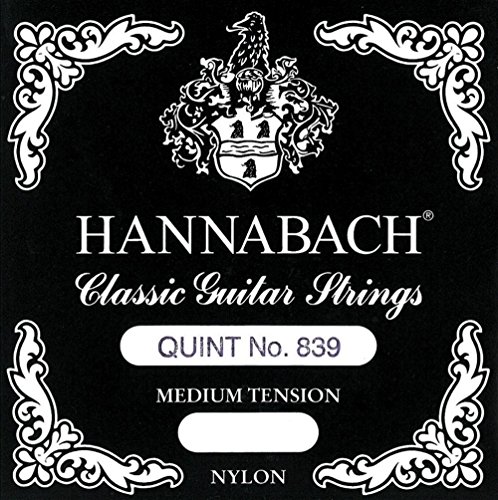 Hannabach Cordes pour guitare classique – H1 – 8391MT – Série 839MT – Tension moyenne - Les Beatles, Paul McCartney, John Lennon, RIngo Starr, George Harrison Hannabach Cordes pour guitare classique - H1 - 8391MT - Série 839MT - Tension moyenne