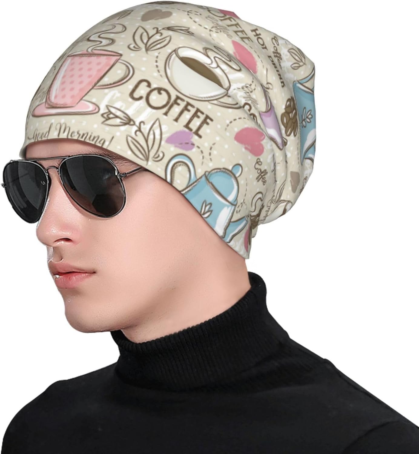 FDNUPIAN Beanie Hat Cap Winter Softknit Stocking Cap Slouchy Headwear for Adult Outdoor - Image 3